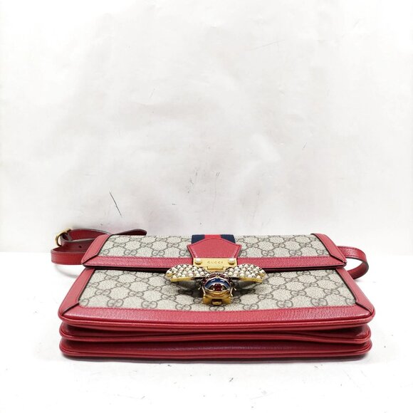 Gucci Queen Margaret Brown PVC Shoulder Bag mon937-101325 - Picture 9 of 16